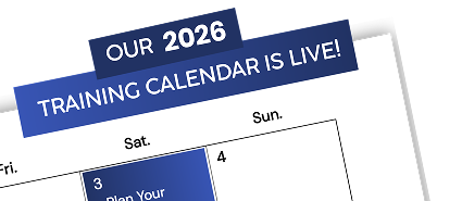 2026 Training Calendar